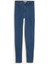 Jegging Yüksek Bel Bilek Boy Dar Paça Basic Düz Jean Pantolon 15
