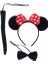 çınar ticaret minnie mouse taç kuyruk papyon gösteri seti 2