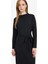 Regular Fit Bisiklet Yaka Bağlamalı Uzun Kollu Maxi Elbise D9063AX25SP 11