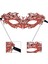 çınar ticaret kırmızı dantel masquerade maskesi 5 no 1