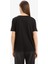 Regular Fit V Yaka Basic Düz Kısa Kollu Siyah Tişört K5057AZ25SP 9