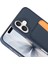 iPhone 17 Uyumlu Kılıf Kartlıklı X-Kart Silikon Lacivert 2