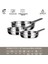 Vento Steel Indüksiyon Tabanlı 3 Parça Tava Seti 20-24-28 cm 2