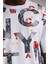 Unisex Baskılı Oversize T-Shirt - Beyaz 3