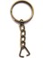 çınar ticaret eco lounge anahtarlık halkası, halka + zincir + üçgen, 24mm, antik, 1 adet 1