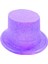 çınar ticaret floresan mor renk simli uzun fötr melon şapka 12 cm 1