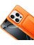 Xiaomi Redmi 15C Uyumlu Kılıf Kartlıklı X-Kart Silikon Turuncu 2
