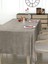 Daily Series Kadife Dokulu Taş Rengi Masa Örtüsü 4