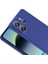 Xiaomi Redmi Note 14 Uyumlu Kılıf Premier Kamera Korumalı Mat Silikon Mavi 2