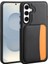 Samsung Galaxy S25 Fe Uyumlu Kılıf Kartlıklı X-Kart Silikon Siyah 3