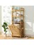 çınar ticaret 3 organizer raflı ahşap bambu çek-aç kirli sepeti 1