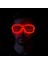 çınar ticaret kırmızı led ışıklı parti gözlüğü - neon 3 modlu 3