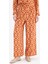 Wide Leg Geniş Bol Paça Desenli Viskon Pantolon 10