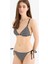 Çizgili Tül Bikini Üstü E0141AX25SM 12