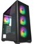 çınar ticaret rampage vortex v3 temperli cam+mesh sıyah 4xargb fan+hub e-atx mid-t gamıng kasa 1