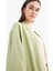 Relax Fit Basic Düz Midi Kimono 9