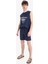 Regular Fit Kısa Boy Cepli File Astarlı Beli Bağcıklı Düz Hafif Kumaş Deniz Şortu 11
