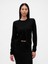 Kadın Siyah Cashsoft Crop Hırka 1
