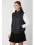 Kadın Dik Yaka Şişme Yelek 60997 Siyah 2