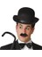 çınar ticaret charlie chaplin stil yetişkin şapkası – siyah melon parti şapkası 4