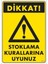 çınar ticaret stoklama kurallarına uyunuz levhası 25x35 kod: 602 1