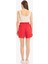 Paperbag Yüksek Bel Geniş Paça Belmando Şort T0883AZ25SM 17