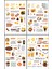 Vintage Sticker Sweet Shop Stiker Çıkartma Etiket 4'lı Set- Tatlı Tuzlu Pastahane 3