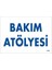 çınar ticaret bakım atölyesi uyarı levhası 17,5x25 kod:1700 1