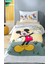 Lisanslı Fitted Çarşaflı Tek Kişilik Çocuk Nevresim Takımı-Mickey Nomadic Sarı 3