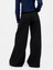 Kadın Siyah Mid Rise Ultrasoft Extra Baggy Jean Pantolon 4