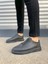 JY0535 Prime Bağcıklı Cilt Erkek Günlük Sneaker Ayakkabı Cst - Siyah 2