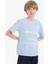 Erkek Çocuk Bisiklet Yaka Baskılı Kısa Kollu Tişört E3745A825SM 9