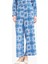 Wide Leg Geniş Bol Paça Desenli Viskon Pantolon 8