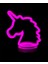 çınar ticaret neon ışıklı unicorn masa gece lambası 1