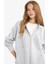 Oversize Geniş Kalıp Kapüşonlu Cepli Basic Düz Fermuarlı Sweatshirt 10