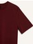 Regular Fit Bisiklet Yaka Basic Düz Premium Kısa Kollu Bordo Tişört A9428AX25SP 11