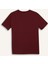 Regular Fit Bisiklet Yaka Basic Düz Premium Kısa Kollu Bordo Tişört A9428AX25SP 12