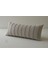 Gri %100 Pamuk Iskandinav Uzun Yastık 40X100 ( Içi Dolgulu) 4
