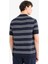Regular Fit Polo Yaka Çizgili Kısa Kollu Yumuşak Tuşeli Triko Tişört E2665AX25SP 15