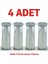 Metal Ayarlanabilir 4 Adet Mobilya Ayağı Metal Tablalı 12CM 1
