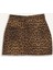 Coool Leopar Desenli Normal Bel Gabardin Mini Etek E4398AX25SP 18