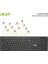 çınar ticaret acer oak-920 sıyah kablosuz q siyah lock (smart tv- wıfı) klavye 2.4ghz caps 1