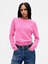 Kadın Pembe Cashsoft Bisiklet Yaka Kazak 1