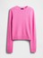 Kadın Pembe Cashsoft Bisiklet Yaka Kazak 2