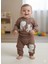 Laura Baby Safari Desenli Erkek Bebek Çocuk Alt Üst Eşofman Takımı 1