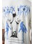 Unisex Baskılı Oversize T-Shirt - Beyaz 4