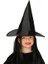 çınar ticaret çocuk boy siyah cadı şapkası ve uzun siyah cadı peruğu 1