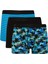 Regular Fit Kamuflaj Desenli 3'lü Boxer 7