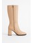 Uzun Topuklu Kadın Çizme | Şık ve Rahat Günlük Diz Altı Bot 3