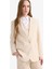 Kruvaze Yaka Cepli Blazer Ceket 12